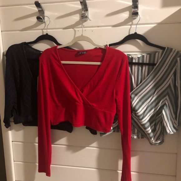 Abercrombie & Fitch Tops - 3 Tops Abercrombie Charlotte Russe Shien Size XL